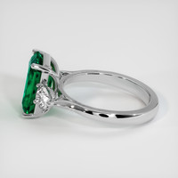 2.22 Ct. Emerald Ring, Platinum 950 4