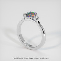 0.49 Ct. Gemstone Ring, Platinum 950 2