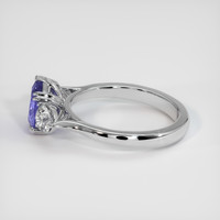 2.60 Ct. Purple Sapphire Ring, Platinum 950 4