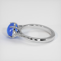 3.60 Ct. Bluish Purple Sapphire Ring, Platinum 950 4