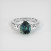 2.80 Ct. Sapphire Ring, Platinum 950 1