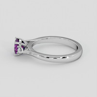1.07 Ct. Purple Sapphire Ring, 10K White Gold 4