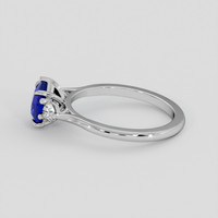 1.46 Ct. Blue Sapphire Ring, 10K White Gold 4