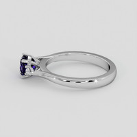 1.14 Ct. Bluish Purple Sapphire Ring, 10K White Gold 4