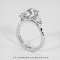3.23 Ct. Gemstone Ring, 14K White Gold 2