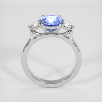 1.87 Ct. Purplish Blue Sapphire Ring, 14K White Gold 3