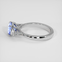 1.87 Ct. Purplish Blue Sapphire Ring, 14K White Gold 4
