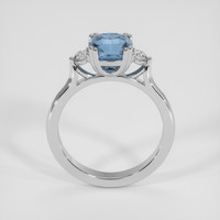 2.31 Ct. Bi Color Sapphire Ring, 14K White Gold 3