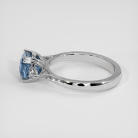 2.31 Ct. Bi Color Sapphire Ring, 14K White Gold 4