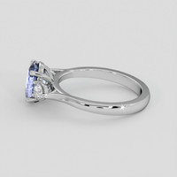1.89 Ct. Blue Sapphire Ring, 14K White Gold 4