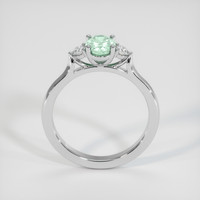 0.99 Ct. Sapphire Ring, 18K White Gold 3