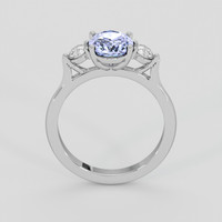 1.89 Ct. Blue Sapphire Ring, 18K White Gold 3