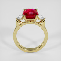 3.01 Ct. Ruby Ring, 10K Yellow Gold 3