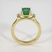 2.15 Ct. Green Sapphire Ring, 10K Yellow Gold 3