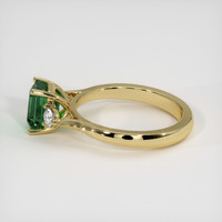 2.15 Ct. Green Sapphire Ring, 10K Yellow Gold 4