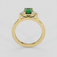 0.98 Ct. Green Tourmaline Ring, 14K Yellow Gold 3