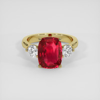 3.01 Ct. Ruby Ring, 14K Yellow Gold 1