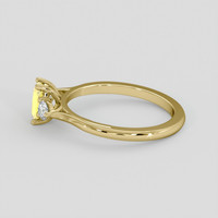 0.81 Ct. Yellow Sapphire Ring, 14K Yellow Gold 4