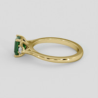 0.98 Ct. Green Tourmaline Ring, 18K Yellow Gold 4