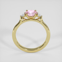 1.24 Ct. Pink Sapphire Ring, 18K Yellow Gold 3