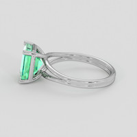 2.20 Ct. Emerald Ring, Platinum 950 4