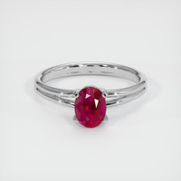 0.99 Ct. Ruby Ring, Platinum 950 1