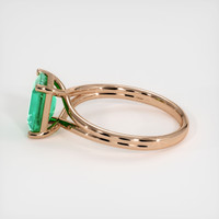1.89 Ct. Emerald  Ring - 14K Rose Gold