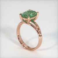 3.64 Ct. Sapphire Ring, 14K Rose Gold 2