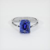4.52 Ct. Sapphire Ring, 14K White Gold 1