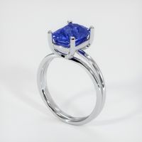 4.52 Ct. Sapphire Ring, 14K White Gold 2