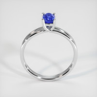 0.83 Ct. Sapphire Ring, 14K White Gold 3
