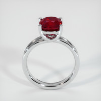 3.36 Ct. Ruby Ring, 14K White Gold 3