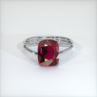 Ruby Ring 4.03 Ct. 14K White Gold Preview
