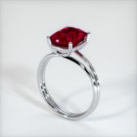 Ruby Ring 4.03 Ct. 14K White Gold Preview