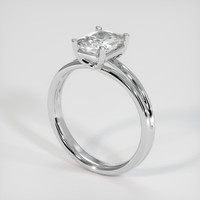 1.53 Ct. White Sapphire Ring, 14K White Gold 2