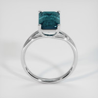 3.77 Ct. Sapphire Ring, 14K White Gold 3