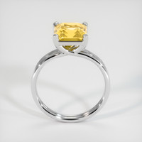 3.17 Ct. Sapphire Ring, 14K White Gold 3