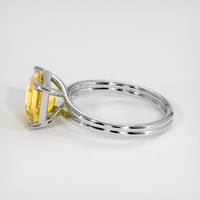 3.17 Ct. Sapphire Ring, 14K White Gold 4
