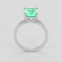 2.20 Ct. Emerald Ring, 18K White Gold 3