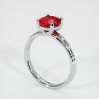 Ruby Ring 2.01 Ct. 18K White Gold Preview