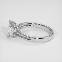 1.53 Ct. White Sapphire Ring, 18K White Gold 4