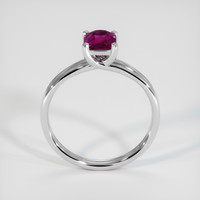 1.02 Ct. Purple Sapphire Ring, 18K White Gold 3
