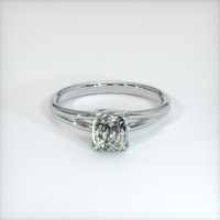 1.12 Ct. Sapphire Ring, 18K White Gold 1