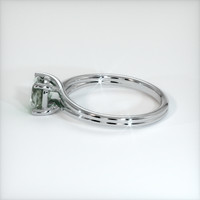 1.12 Ct. Sapphire Ring, 18K White Gold 4