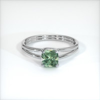 1.21 Ct. Sapphire Ring, 18K White Gold 1