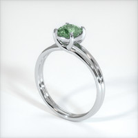 1.21 Ct. Sapphire Ring, 18K White Gold 2