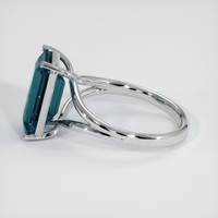 3.77 Ct. Sapphire Ring, 18K White Gold 4