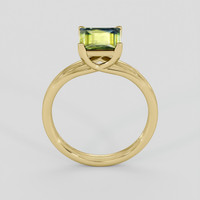 2.08 Ct. Bi Color / Parti Sapphire Ring, 10K Yellow Gold 3