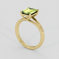 2.08 Ct. Bi Color / Parti Sapphire Ring, 14K Yellow Gold 2