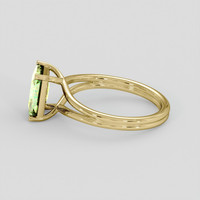 2.08 Ct. Bi Color / Parti Sapphire Ring, 14K Yellow Gold 4